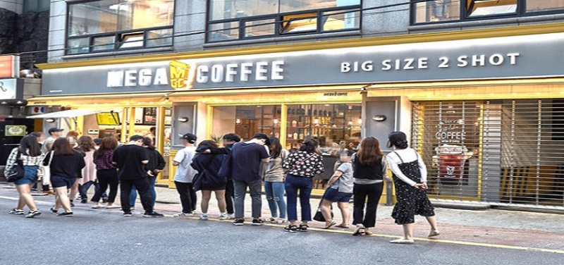 {서울 고매출 메가커피 양도양수}순익1,400만,고정비초저렴,배달미비, 알짜배기입니다.
