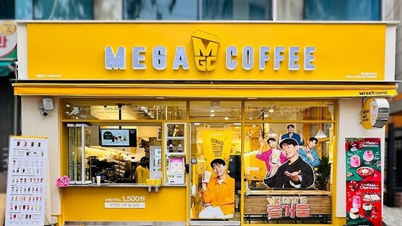 <경기 하남시>메가커피양도양수/권리금1.2억/월2,600만/넓은평수/컨디션최상/안정적상권/배달미비/메가커피창